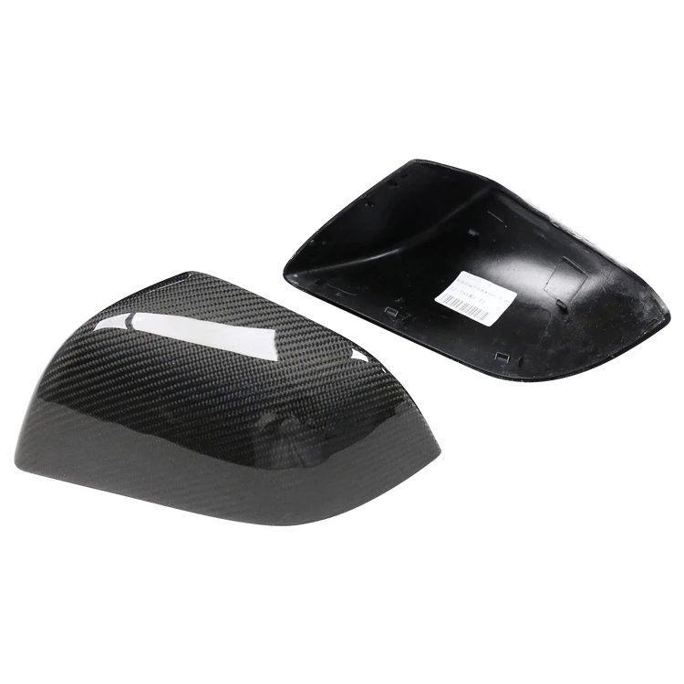 Car rear view side cover true carbon fiber replacement exterior mirror cover for  Model 3