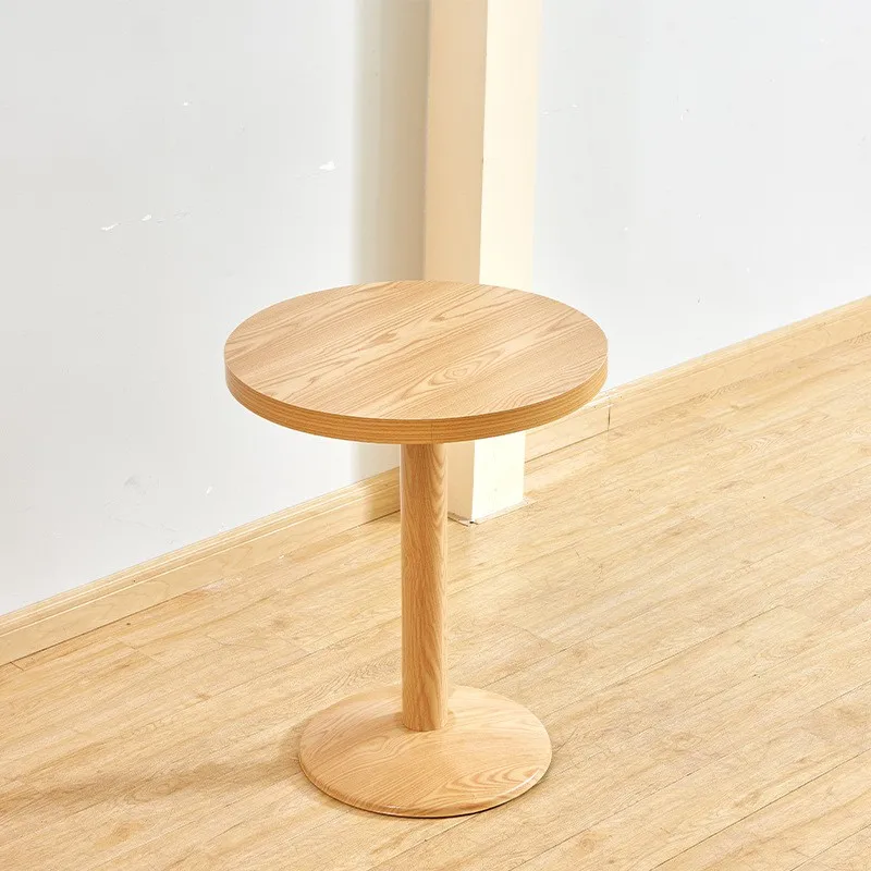 Simple Cafe Western Restaurant Dessert Shop Milk Tea Shop Wooden Fabric Table and Chair Combination Set