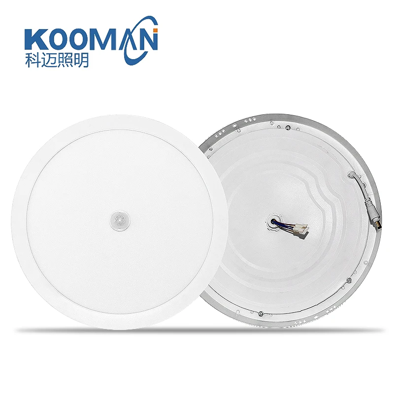 6W 12W 18W 24W Round Panel Light Indoor Smart Home Motion Led Sensor Cabinet Lights Automatic Motion Sensor LED Ceiling Light