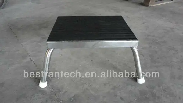 
BT-SE002 hospital furniture stainless steel/steel double foot step stool medical clinical stool ati-slip plastic cover price 