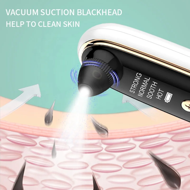 
Visual HD Vacuum Blackhead Removal Suction WIFI Visible Blackhead Remover with Camera 