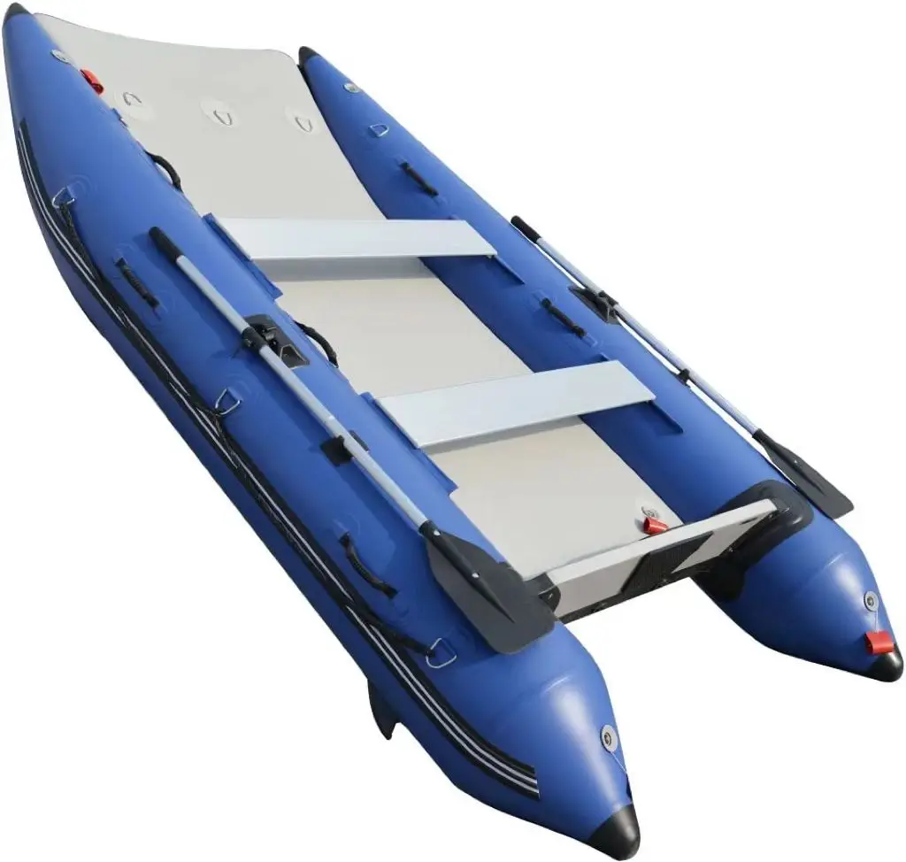 2024 hot sale cheap 2.8-4.9m inflatable high speed fishing catamaran rubber assault boat