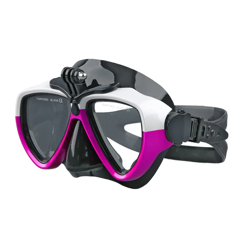 BONNY Anti-Fog Film Liquid Silicone Adult Floating Diving Goggles With Camera