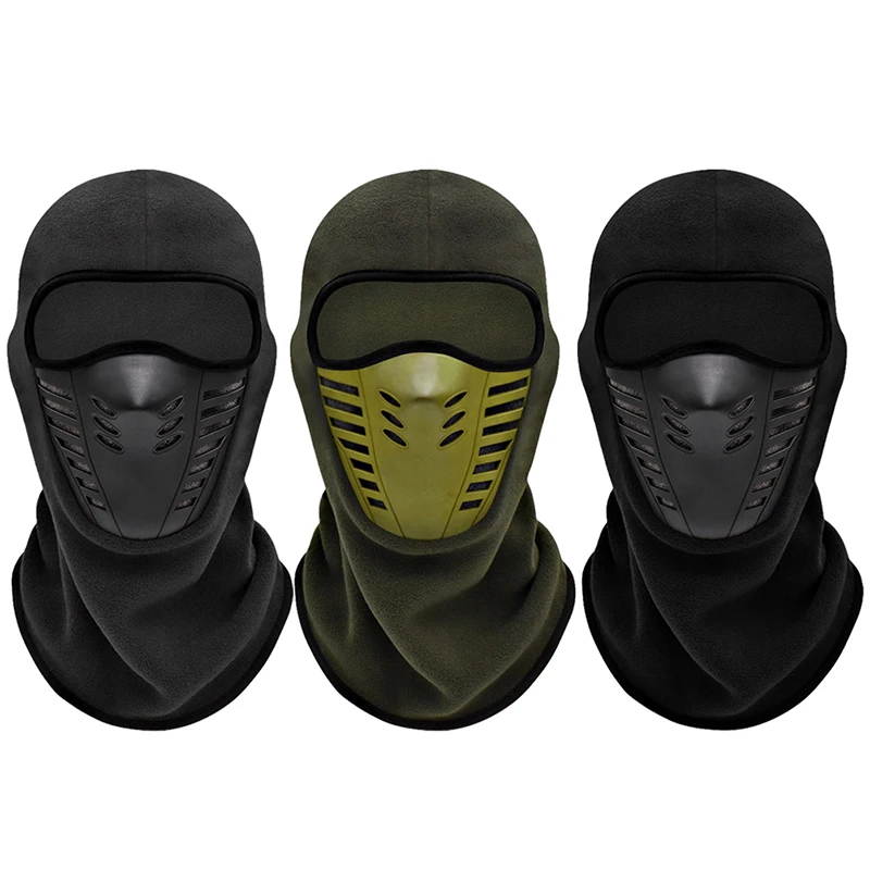 1PC Motorcycle Mask Fleece Thermal Face Mask Keep Warm Riding Balaclava Biker Winter Windproof Ski Mask Men Women