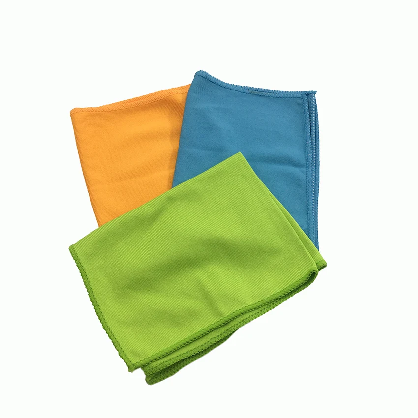 Custom High Quality Sustainable Microfiber Square Car Cleaning Cloths Wash Towel