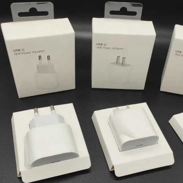 Free Shipping USB-C Fast Charger 20W PD Power Adapter Wall Charging Cube For Iphone Apple  Charging Plug