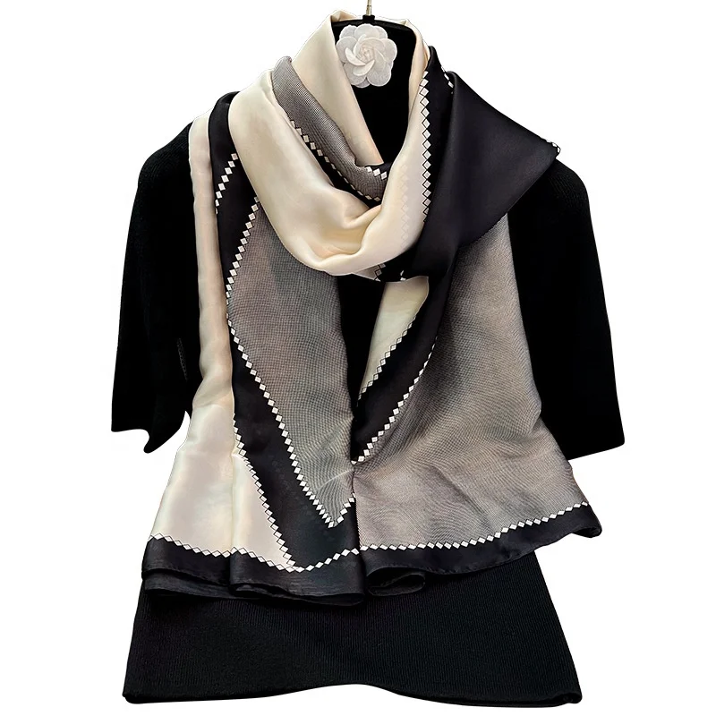 Wholesale manufacturer outdoor  Womens multiple Color Scarfs Long Lightweight Scarf for Women Large Sheer Wrap Shawl