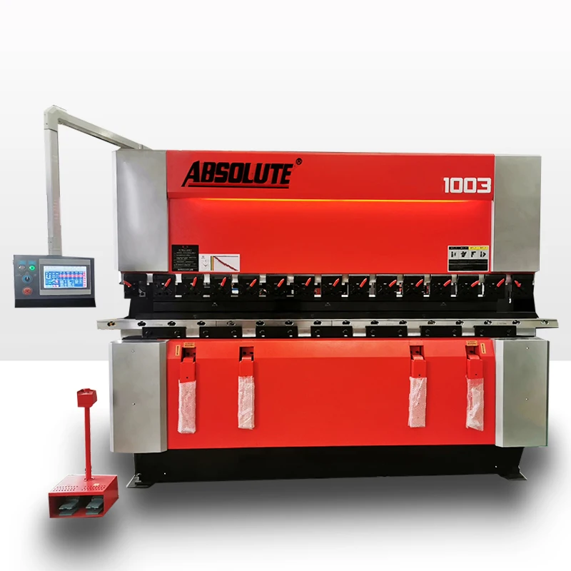 CNC mini press brake: lower gear bending machine, direct production, 3200mm hydraulic press brake