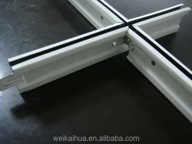 suspended galvanized Exposed Ceiling T Grid components for Ceiling Decoration paint keel Ceiling grid 32/38