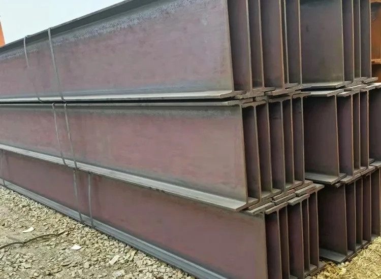 ASTM Standard Galvanized Carbon Steel H-Beams Custom Bending and Welding Price per Ton for Structural Iron Beam I-Beams