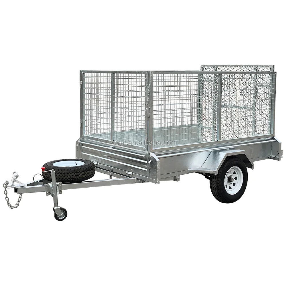 7x5 single axle heavy duty cargo trailer