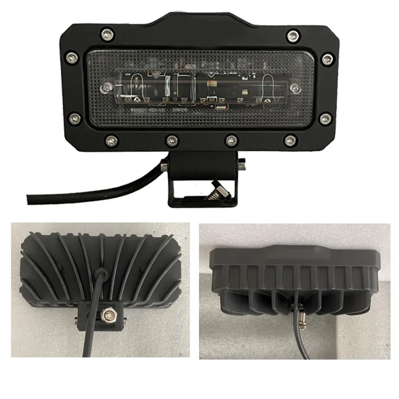 10-80V 45W  Blue LED lights for Forklift Red Zone Side Mount Pedestrian Safety Warning Lights