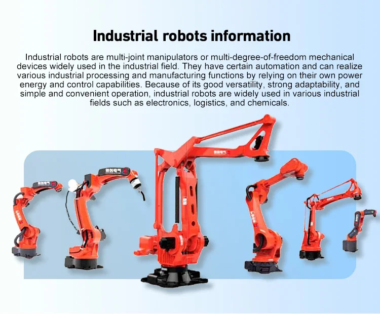 6 Axis MIG MAG TIG CO2 Intelligent Welding Robot CNC Controlled Automatic Industrial Welding Robot