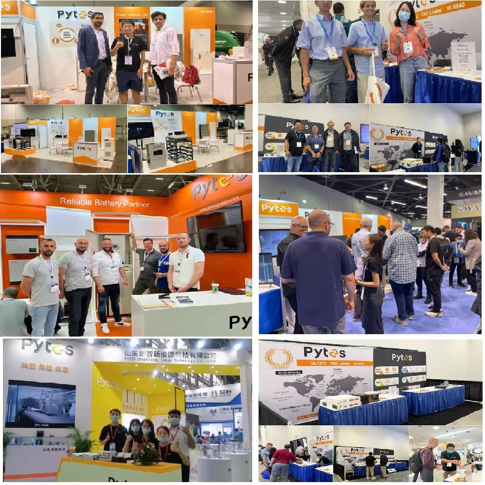 PYTES  CE UL9540 Approved  Power Wall LiFePO4 48V 200AH 51.2V 10KWH Solar Inverter Batteries 6000 Cycle Energy Storage battery