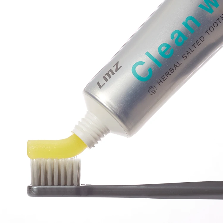 Custom Private Label Cheap Bleeding Gums Sensitive Teeth Fluoride Free Herbal Salt Toothpaste Supplier