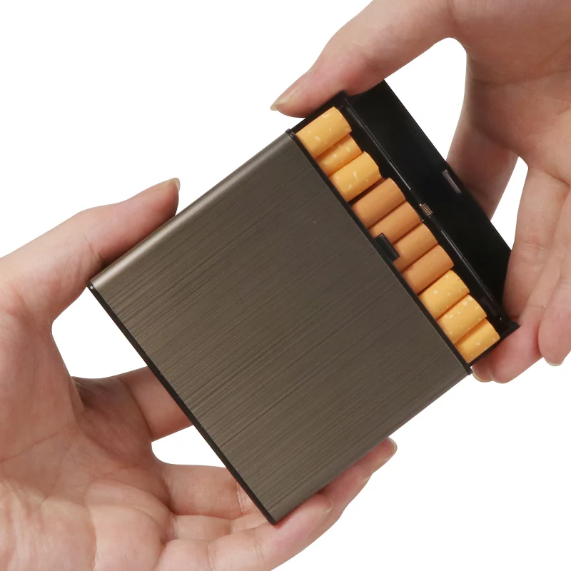 FuTeng Wholesale Custom Logo Cigarette Case Box Storage 40pcs Cigarettes Portable Tobacco Cases Smoking Box Accessories Gift