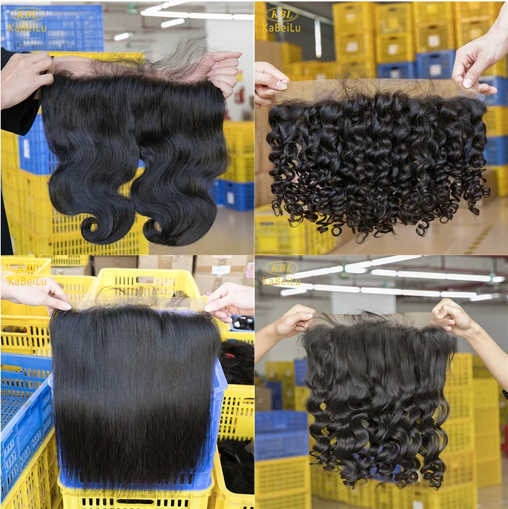 Super Thin Transparent HD Lace Frontal Vendors Virgin Human Hair Frontal 13x4 13x6 HD Lace Frontal Closure With Baby Hair