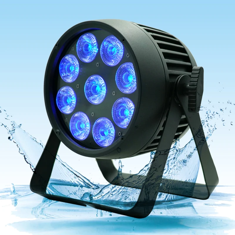 Professional dj lights led 9 x18wWireless DMX Battery Power RGBWA UV 6IN1 LED Par Can Light
