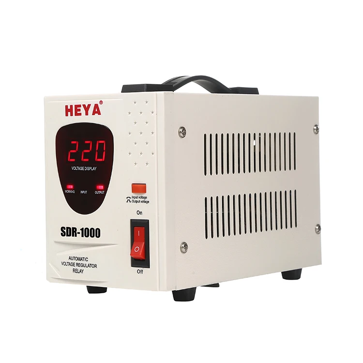 Home SVC Automatic 1KVA Aluminium 220V Digital AC Voltage Regulators Stabilizers AVR