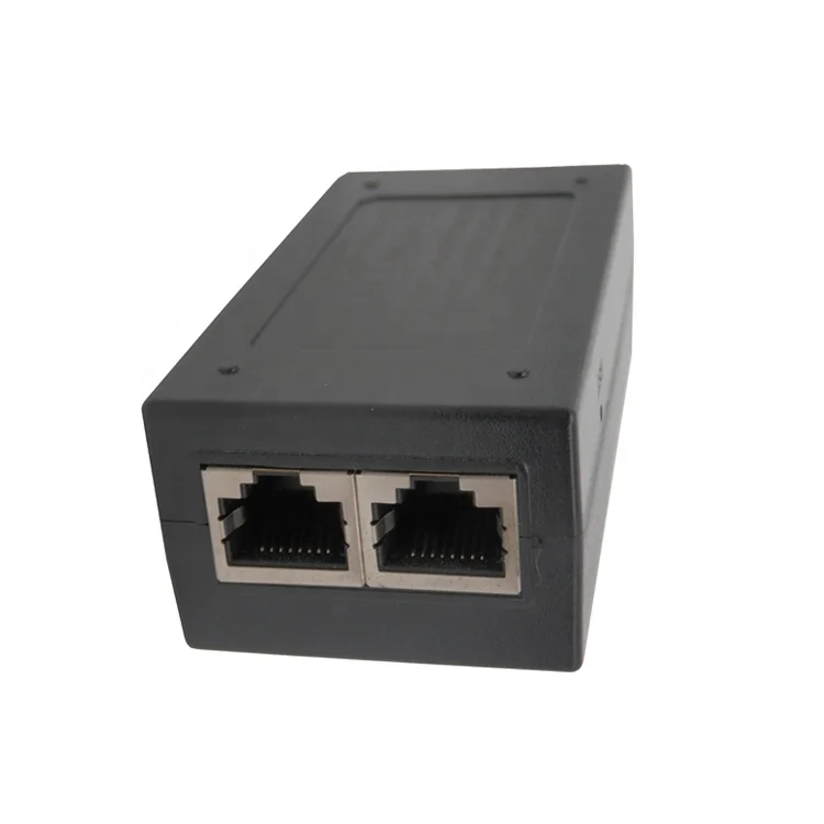 
Горячая Распродажа, стандартный одновыходной Настольный Инжектор poe 24 в 0,5 А 1 а постоянного тока 48 В, Инжектор poe senmon Power over Ethernet 24 в poe 