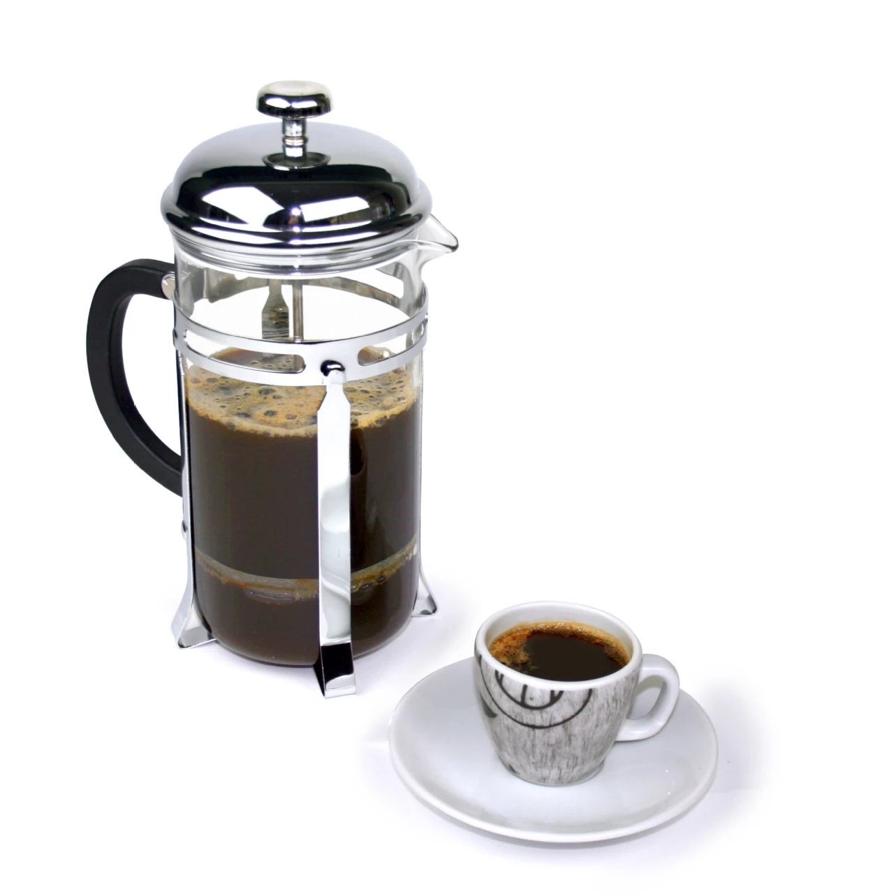 Wholesale Manufactures Top Seller Custom Made Logo Household Tea Coffee Maker Borosilicate Glass French Press