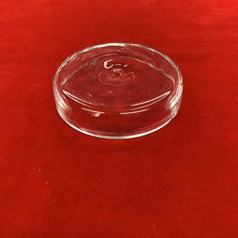 
90mm Diameter Transparent quartz glass petri dish 