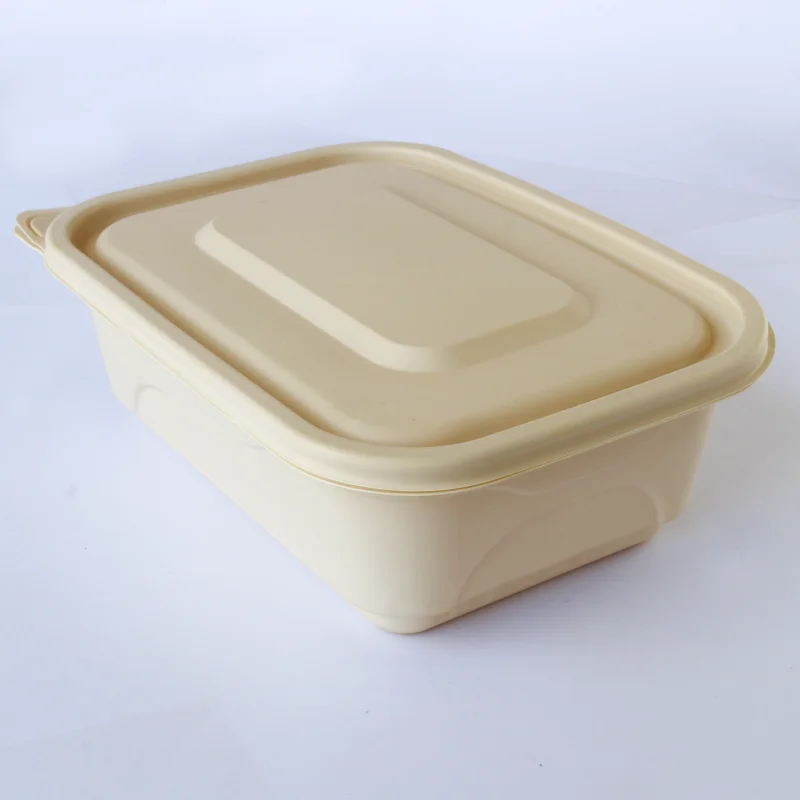 Biodegradable take away food container biodegradable pla plate biodegradabel corn starch pla tableware