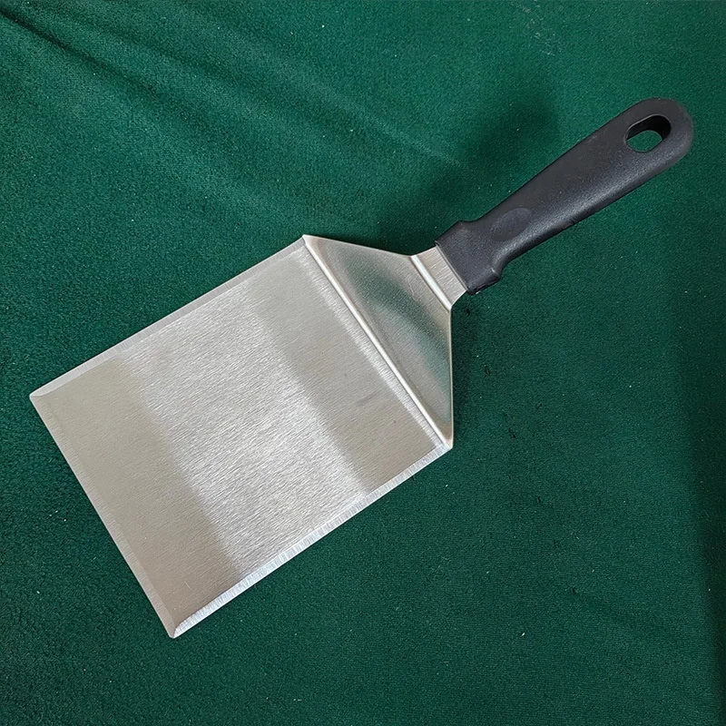 New Product Ideas 2024 Commercial Stainless Steel Metal Griddle Hamburger Turner Scraper Pancake Flipper
