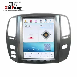 ZF-1305G Android Vertical Screen Gps Navigation For Toyota for Land Cruiser 100 For Lexus Lx470 Car Dvd Player
