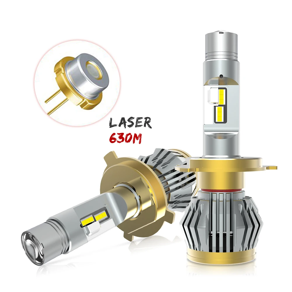 Super Bright auto lighting  H7 H11 9005 9006 Auto Fog Laser Light H4 Auto Laser Led Headlight Bulb