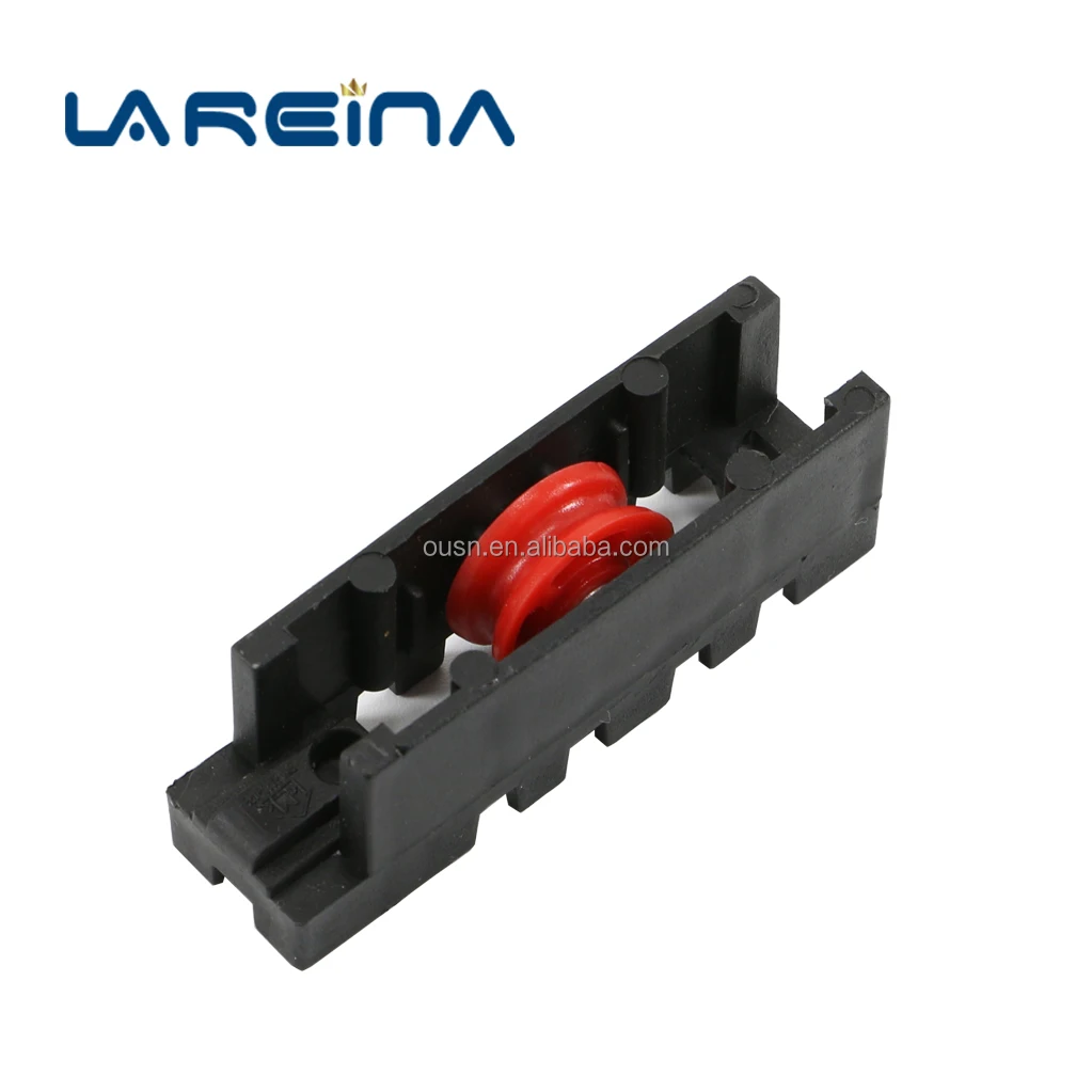 Single Plastic Nylon Window Roller Wheels Aluminium Sliding Window Wheels Roller