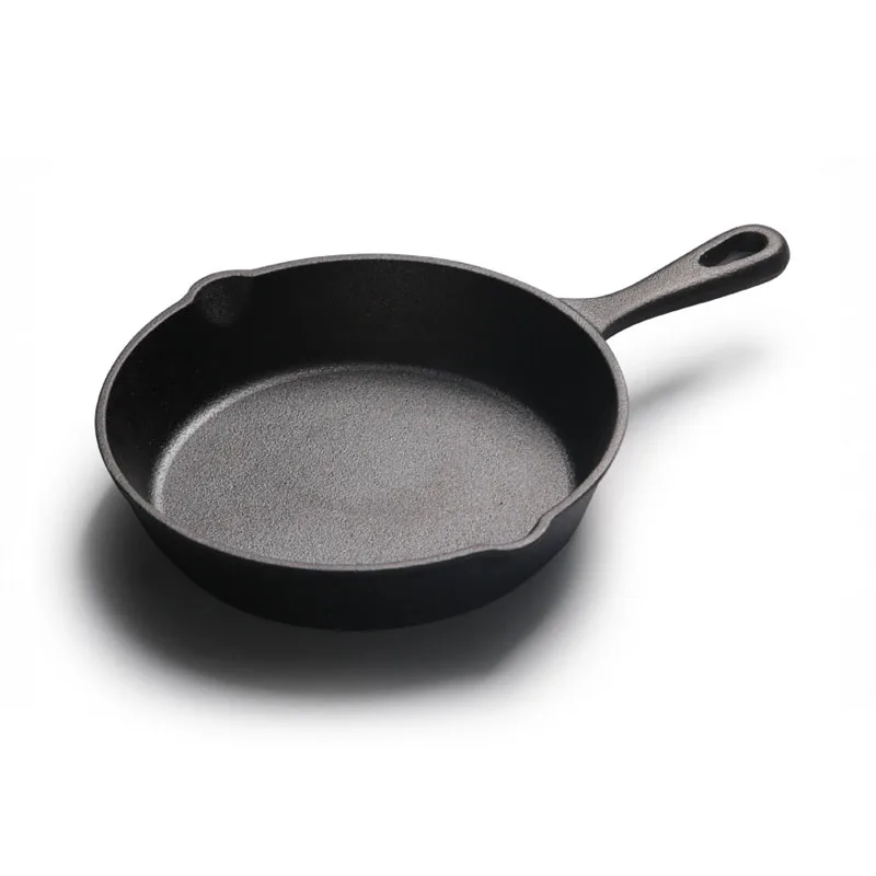 Hot cast iron small skillet mini skillet pig iron uncoated non-stick steak pan Dutch pan kitchen oven gas frying pan