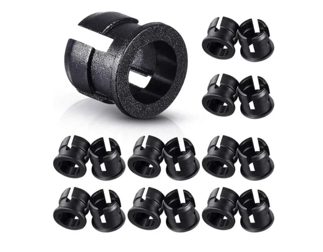 Factory Black Plastic 5 mm LED Bezel Holder Light Emitting Diode Holder Clip Display Panel LED Light Mounting Holders Bracket