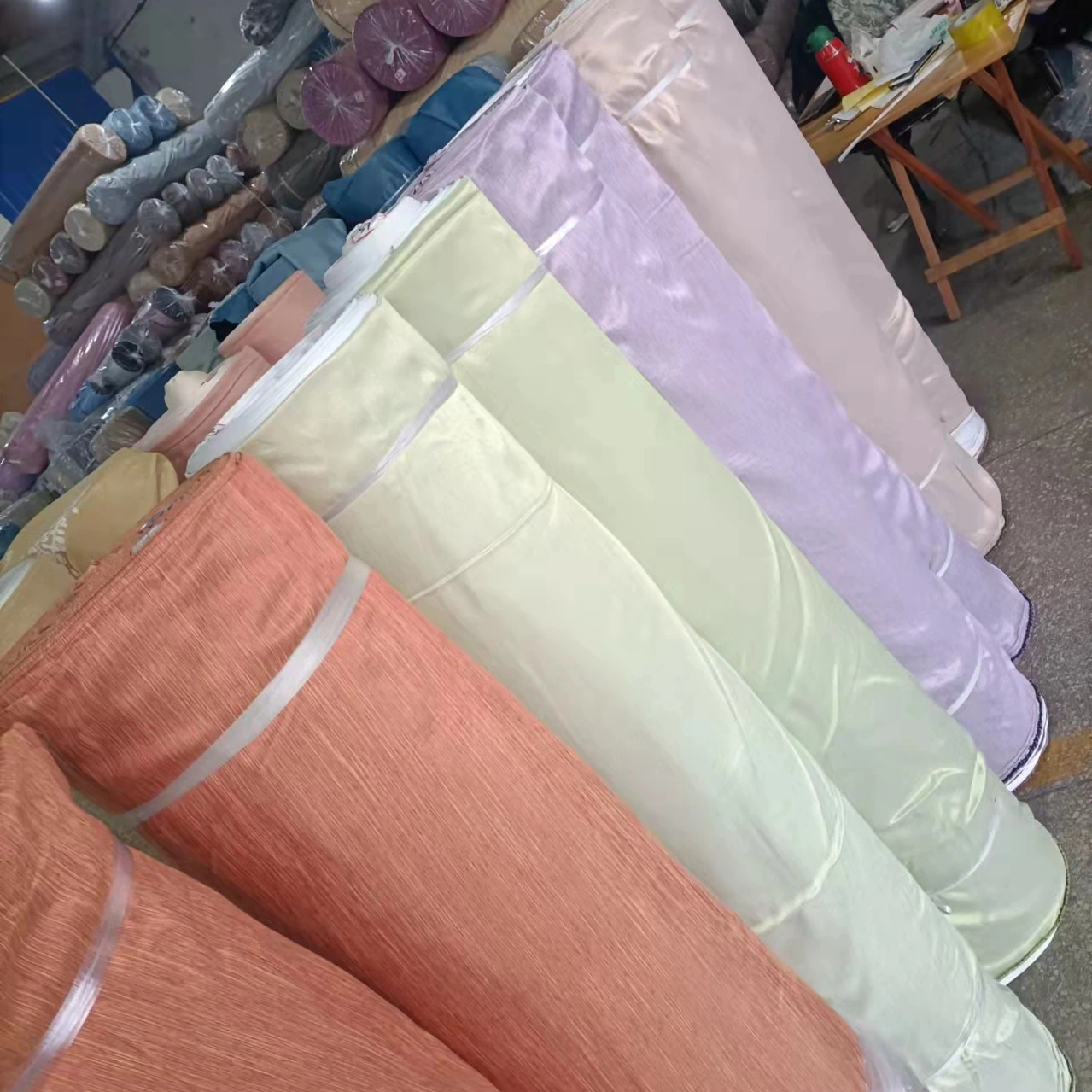 Best-selling black-out plain 100% cotton fabric stock lot fabric for curtain home textile from Shaoxing