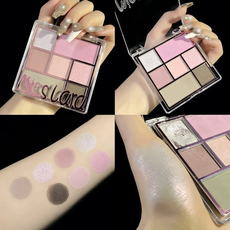 Top Selling Eye Makeup Natural Shimmer High Pigment Makeup Glitter Eyeshadow Palette Private Label Eye Shadow