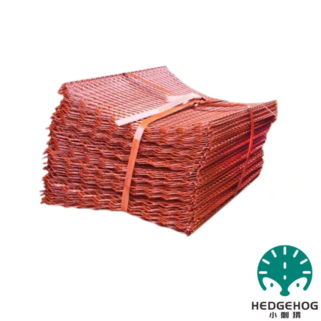 Construction Steel Palladium Mesh Scaffolding Steel Fence Mesh Sheet Construction Site Outer Frame Diamond Foot Pedal Mesh