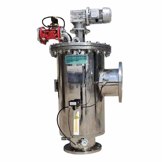 Aiger Automatic self cleaning Circulating cooling tower side stream sea water strainer