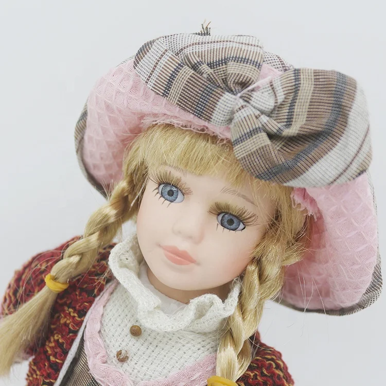 Низкий минимальный заказ красивые элегантные керамические фарфоровые кукольные лица дешевые оптовые головки (упаковка в подарочную коробку)