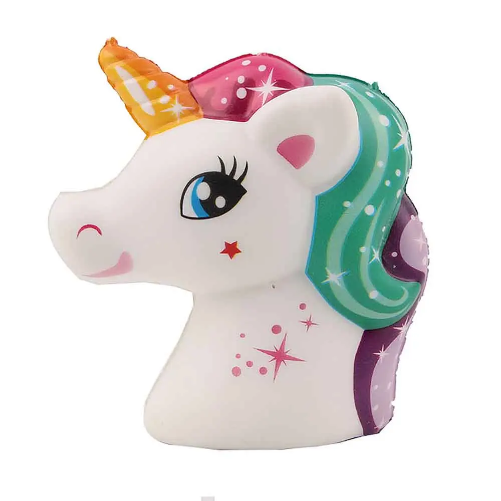 Единорог сжимаемые игрушки животные сжимаемые животные головы лошади медленно восстанавливающие форму сжимаемые полиуретановые игрушки