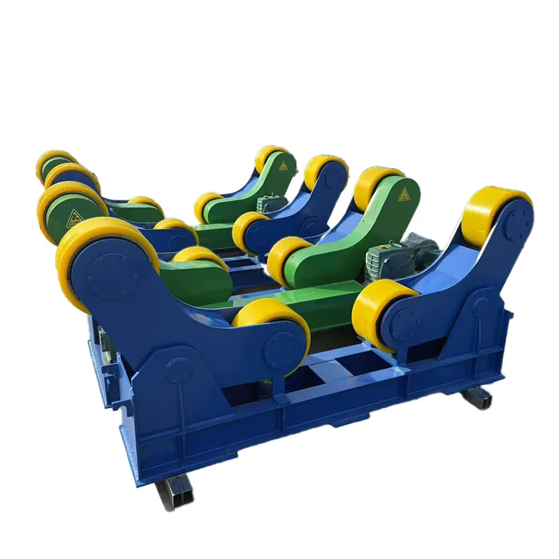 Industrial Heavy-Duty Automatic Welding Turning Rolls Stationary Self-Aligned Rotator Rubber Roller Pipe Welding Motor Bearing