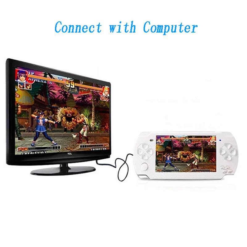 X6 Video Game Console Player for Gamapad Handheld Retro 4.3 inch Screen 8GB Mp4 MP5 Support TV OUT Camera Video E-book