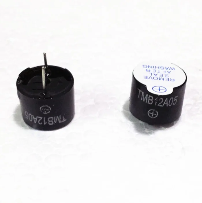 Wholesale Buzzer 1.5V 3V 5V 12V 12x9.5mm Active electromagnetic buzzer 12095 7.6mm Pitch DIP2 TMB12A05 TMB12A03