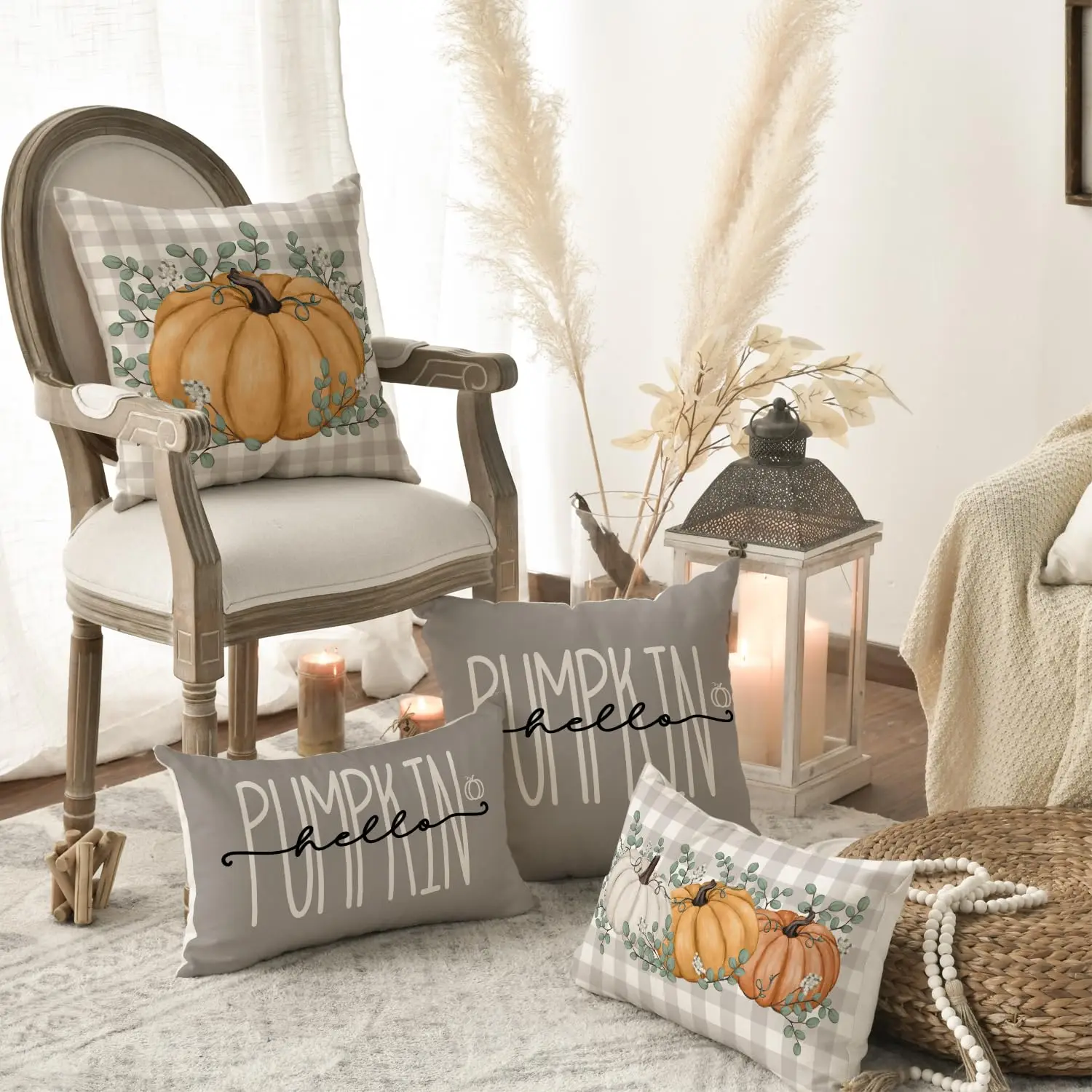 2023 New Halloween Holiday Pillow Covers Pumpkin Decor Cushion Cover 45x45 Custom Photo Printed Pillow Covers For Home