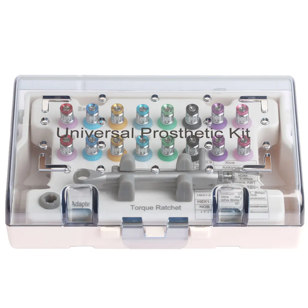 Набор хирургических приспособлений для зубных имплантатов