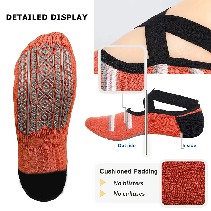 XR-0050 Unique Fashion Sports Non Slip Five Finger Yoga Socks