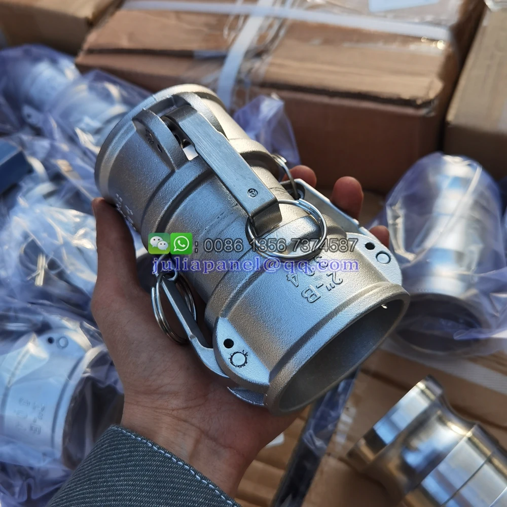 Stainless Steel Camlock Couplings Type DD Female x Female Spool Coupler Camlock Fittings