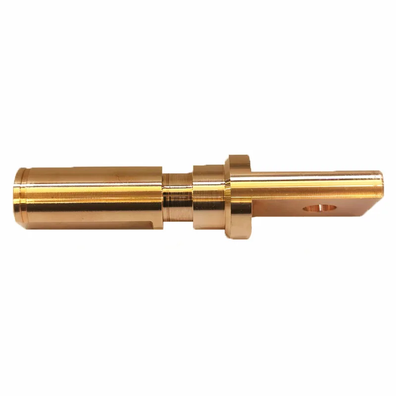 OEM Customized Brass CNC Machining Parts New Energy Purple Copper Terminals 3D Stainless Steel Mechanical CNC Machinery Drilling