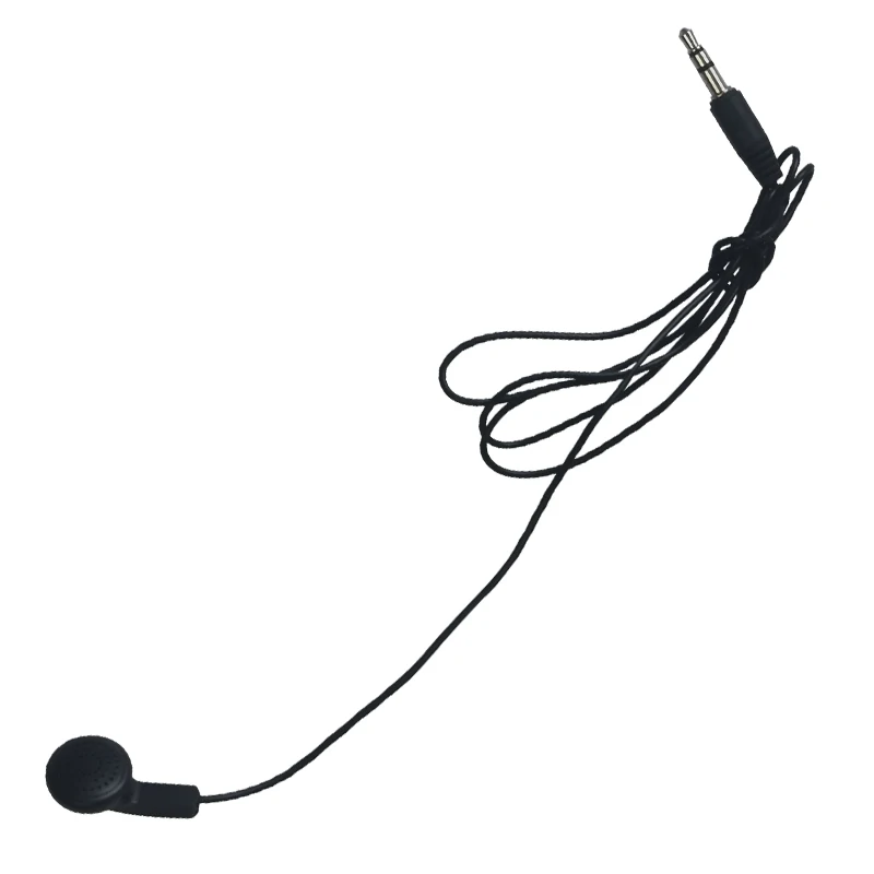 Cheap Mono earphone disposable earbud single side earphone one side earbud Tour guide headset