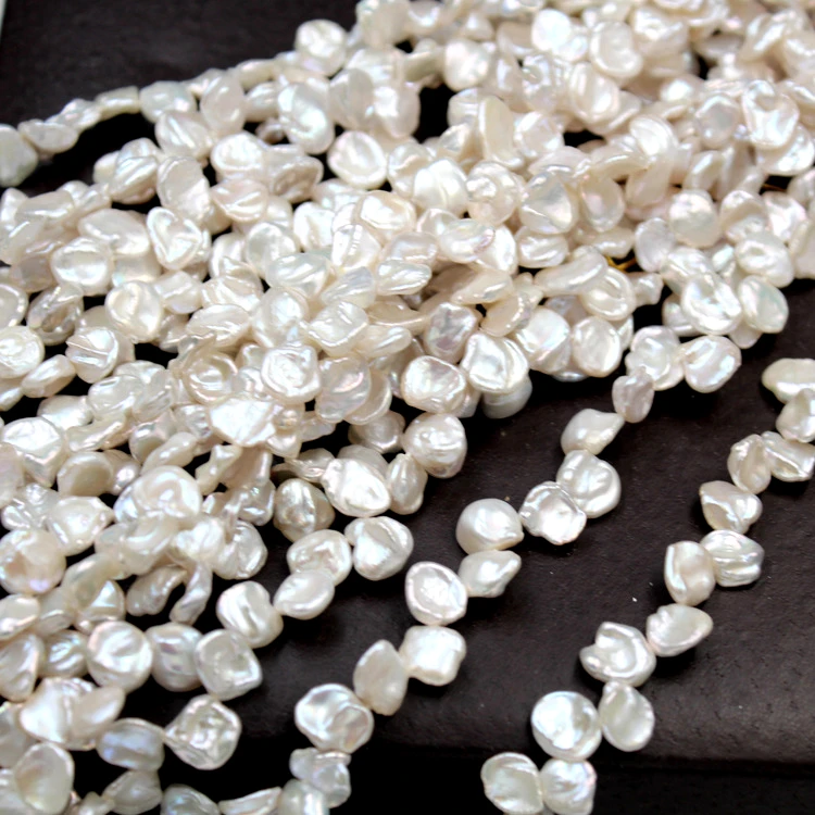 Wholesale Natural Real Pearls Special-shaped Irregular Baroque Pearl Strand
