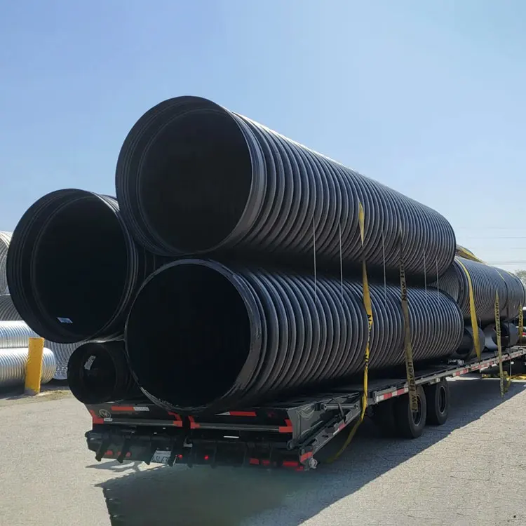 hdpe double wall corrugated pipe price list corrugated pipe coil fresh air duct 800mm hdpe double wall corrugated pipe